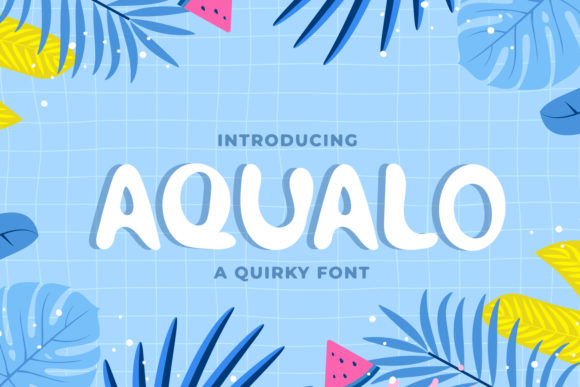 Aqualo: The Friendly Display Font for Engaging Visuals