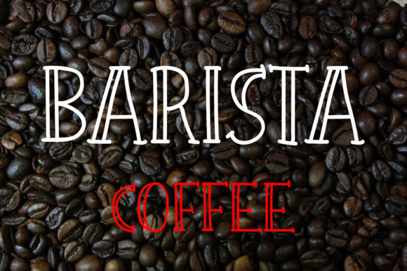 Barista Coffee: A Stylish Display Font for Your Brand