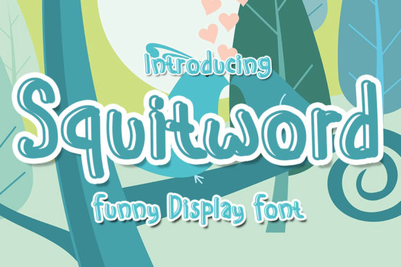 Bring Your Creations to Life with Squitword Font