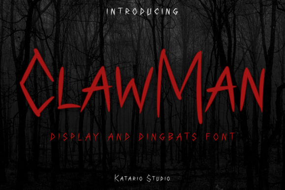 ClawMan: A Spooky and Stylish Font for Halloween Campaigns