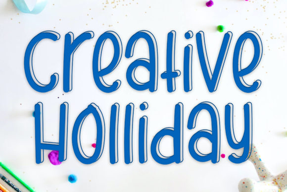 Creative Holliday: A Versatile Display Font for Web Design