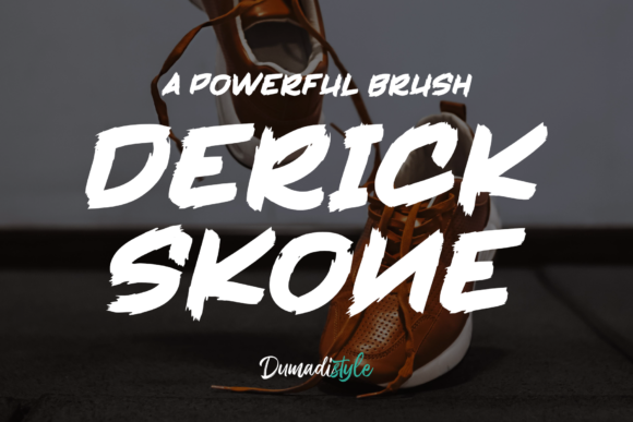 Derick Skone: A Bold and Rough Brushed Typeface for Editorial Impact