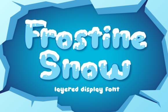 Discover Frostine Snow: A Charming Display Font for Winter Designs
