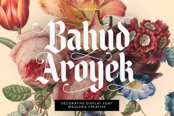 Discovering Bahud Aroyek: A Designer's New Favorite Typeface