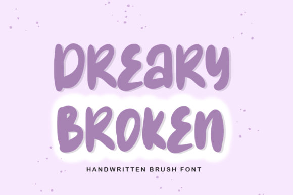 Discovering Dreary Broken: A Playful Font for Editorial Design