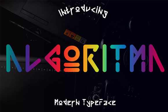 Enhance Your Brand with Algoritma, the Futuristic Display Font