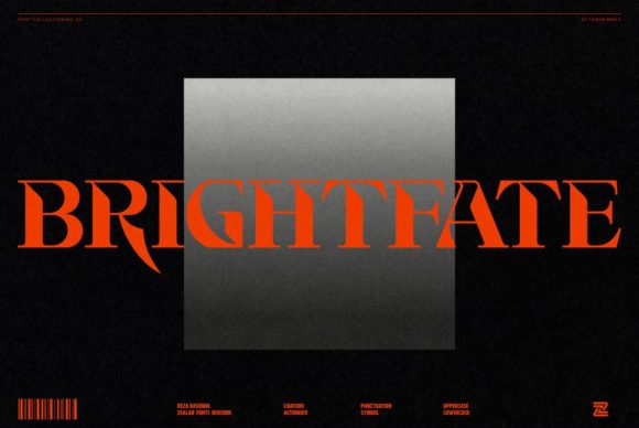 Enhance Your Brand with Brightfate Display Font