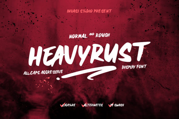 Heavyrust: A Bold Font for Eye-Catching Business Branding