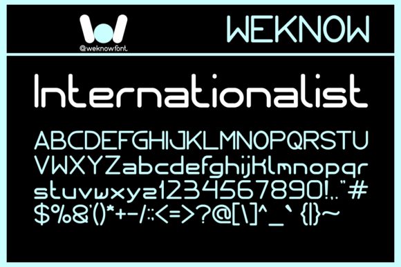 Internationalist: A Bold Display Font for Eye-Catching Campaigns