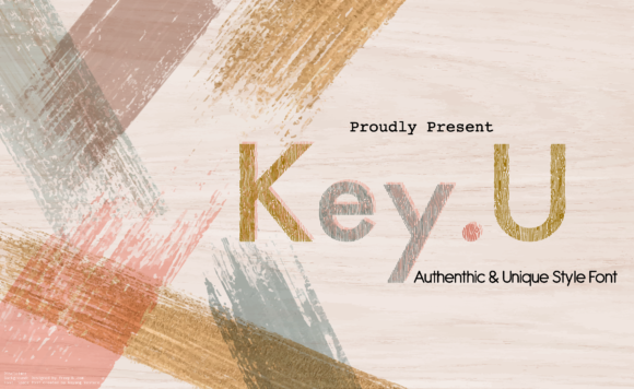 Key U: A Bold and Neat Display Font for Web Design