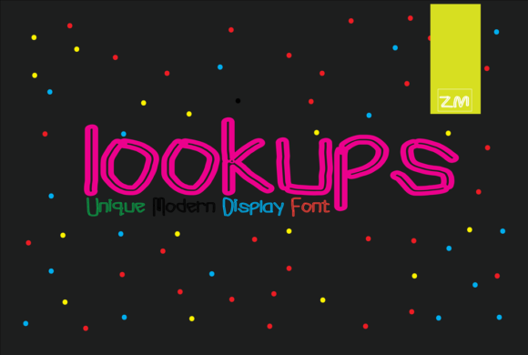 Lookups: A Versatile Display Font for Modern Web Design