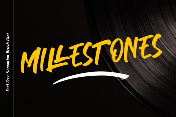 Millestones: A Bold and Modern Display Font for Editorial Design