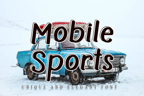 Mobile Sports: A Versatile Font for Creative Branding