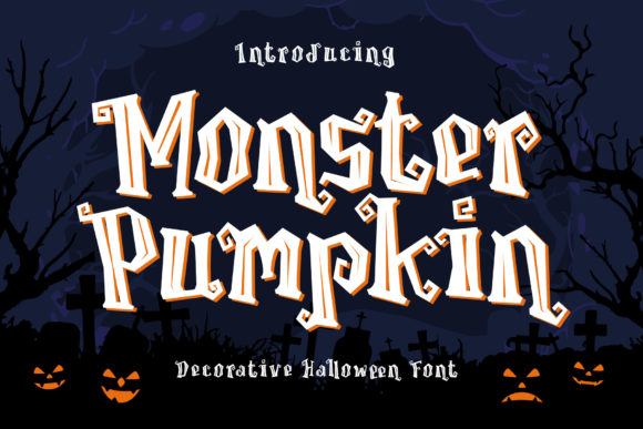 Monster Pumpkin: A Spooky and Unique Display Font