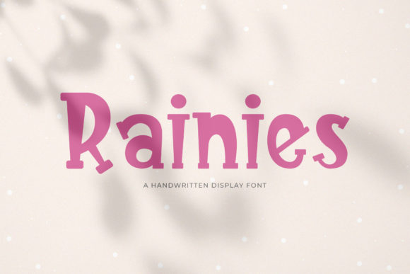 Rainies: A Joyful Display Font for Creative Web Designs