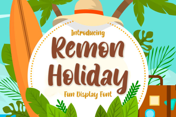 Remon Holiday: A Playful Display Font for Joyful Branding