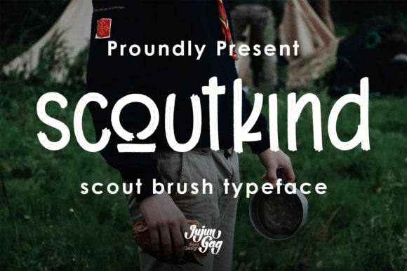 Scoutkind: A Quirky Brushed Font for Your Brand's Charm