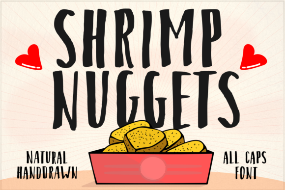 Shrimp Nuggets: A Bold and Trendy Display Font for Editorial Design
