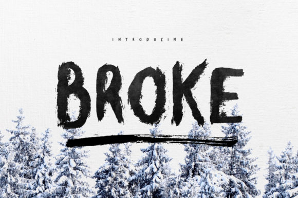 Transform Your Brand with Broke: A Bold and Dramatic Display Font