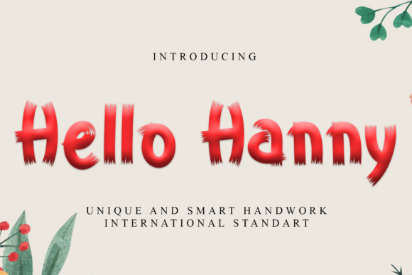 Transform Your Brand with Hello Hanny: A Charming Display Font