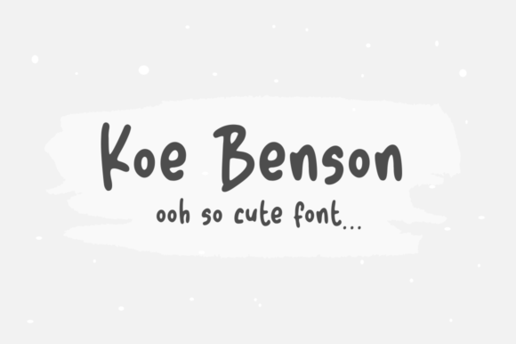 Transform Your Brand with Koe Benson: A Friendly Display Font