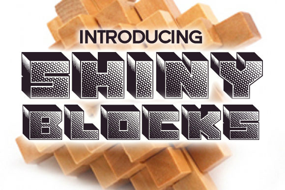 Transform Your Brand with Shiny Blocks: A Bold 3D Display Font