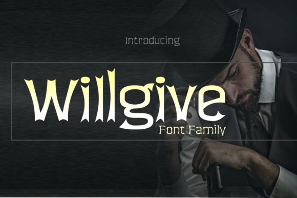 Willgive: A Spooky and Cute Display Font for Web Design
