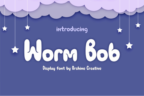 Worm Bob: A Charming Display Font for Web Design